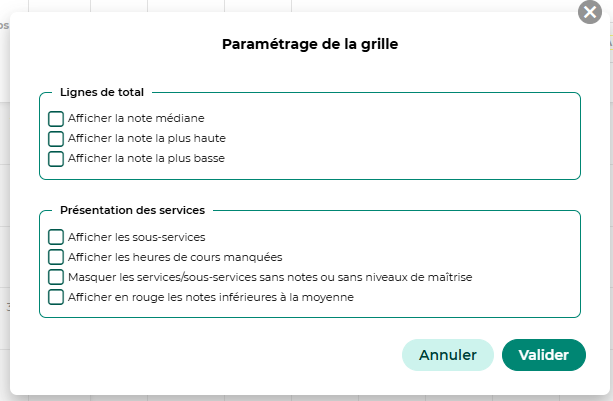 Étape 3 - Décochez la fenêtre de paramétrage